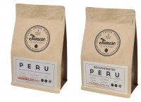 Coffee “Peru” and Coffee “Peru Decaffinated”